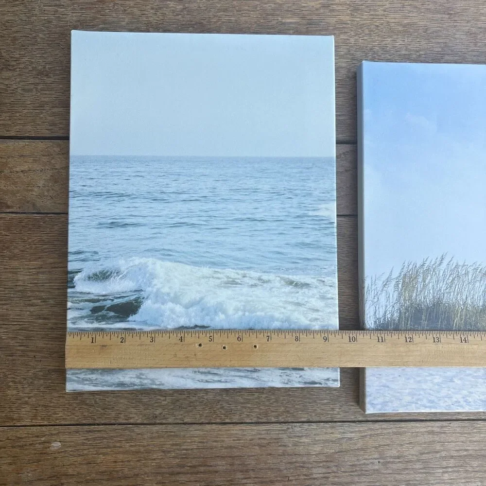 Beach landscape vinyl photo set